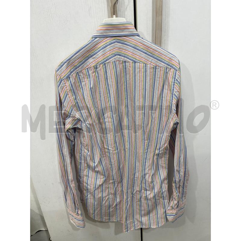 CAMICIA UOMO RIGHE COLORATE CAMICISSIMA TRENDY 100%COTONE | Mercatino dell'Usato Benevento 3