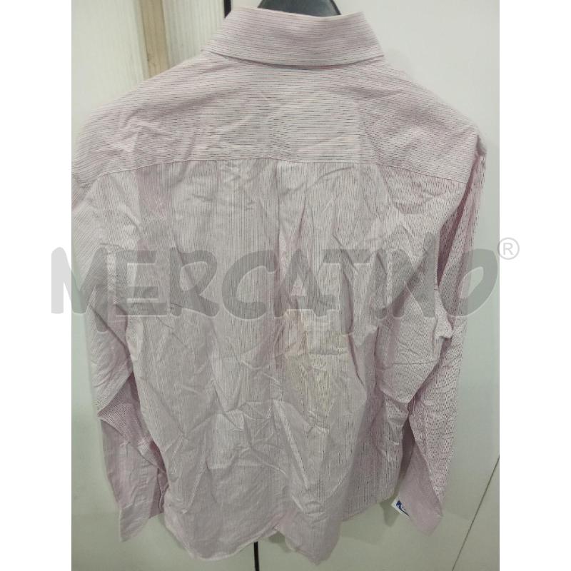 CAMICIA UOMO ROSA RIGHE AZZURRO HARMONT&BLAINE | Mercatino dell'Usato Benevento 3