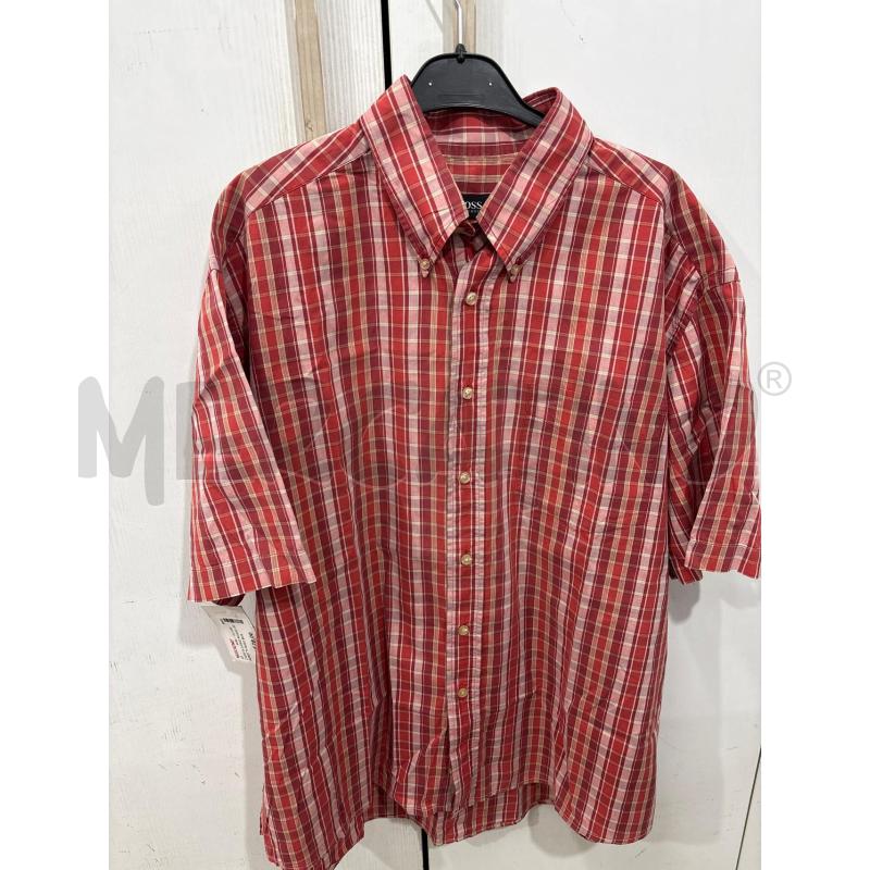 CAMICIA UOMO ROSSA QUADRETTI HUGO BOSS | Mercatino dell'Usato Benevento 1