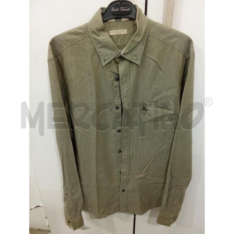 CAMICIA UOMO VERDE SCURO BURBERRY BRIT | Mercatino dell'Usato Benevento 1