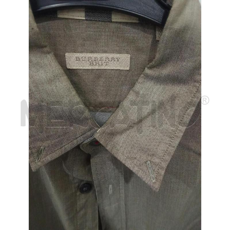 CAMICIA UOMO VERDE SCURO BURBERRY BRIT | Mercatino dell'Usato Benevento 3