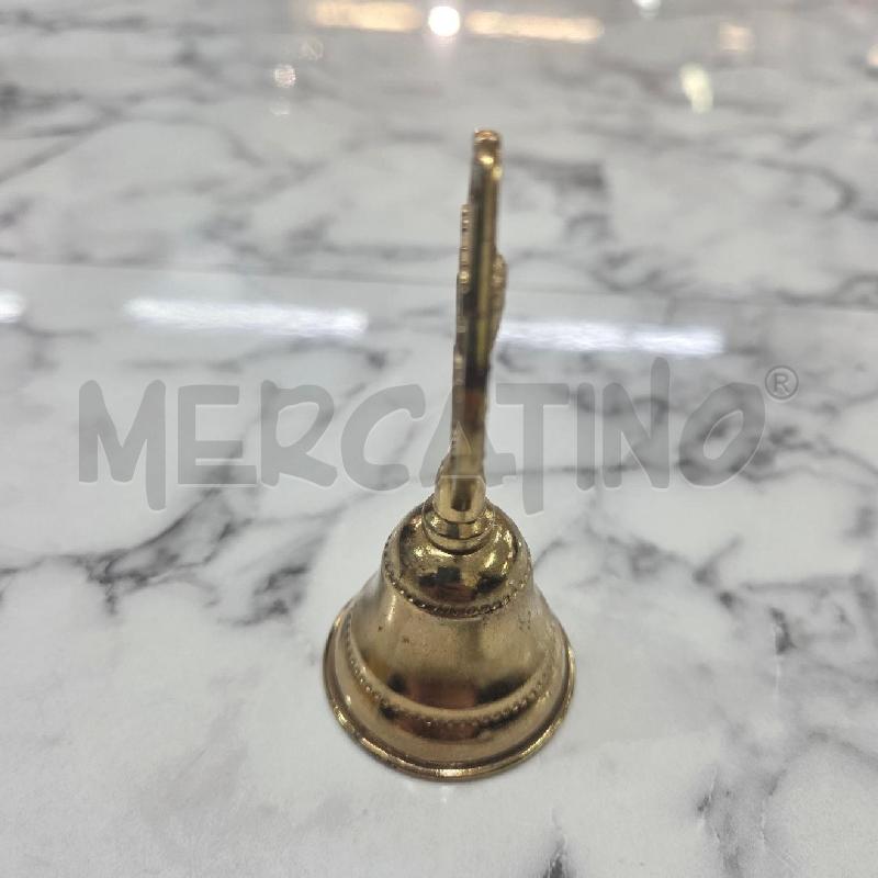 CAMPANELLA ORATA PONTIFICIA FONDERIA MARINELLI STEMMA SPADE INCROCIATE | Mercatino dell'Usato Benevento 5