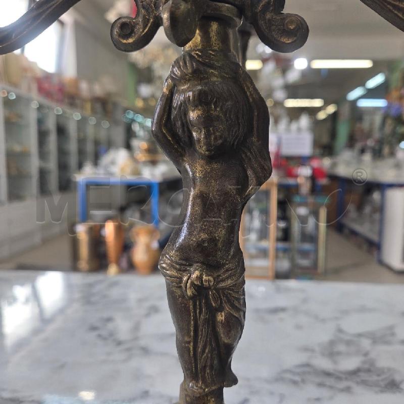 CANDELABRI PZ. COPPIA 5 BRACCIA DORATI  | Mercatino dell'Usato Benevento 4