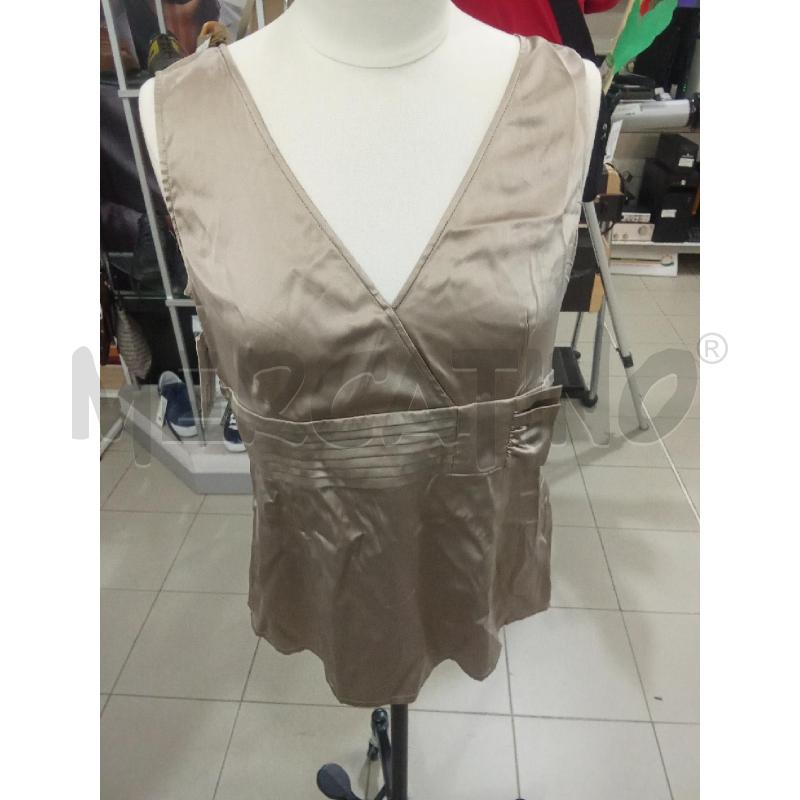 CANOTTA BEIGE MAX E CO 95% SETA  | Mercatino dell'Usato Benevento 1