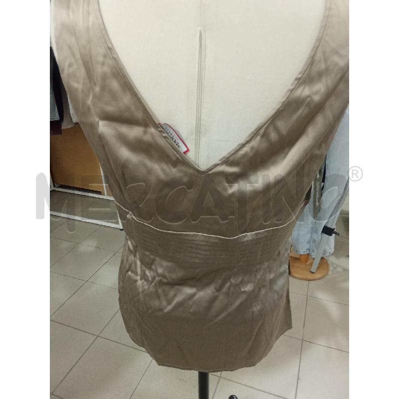 CANOTTA BEIGE MAX E CO 95% SETA  | Mercatino dell'Usato Benevento 3