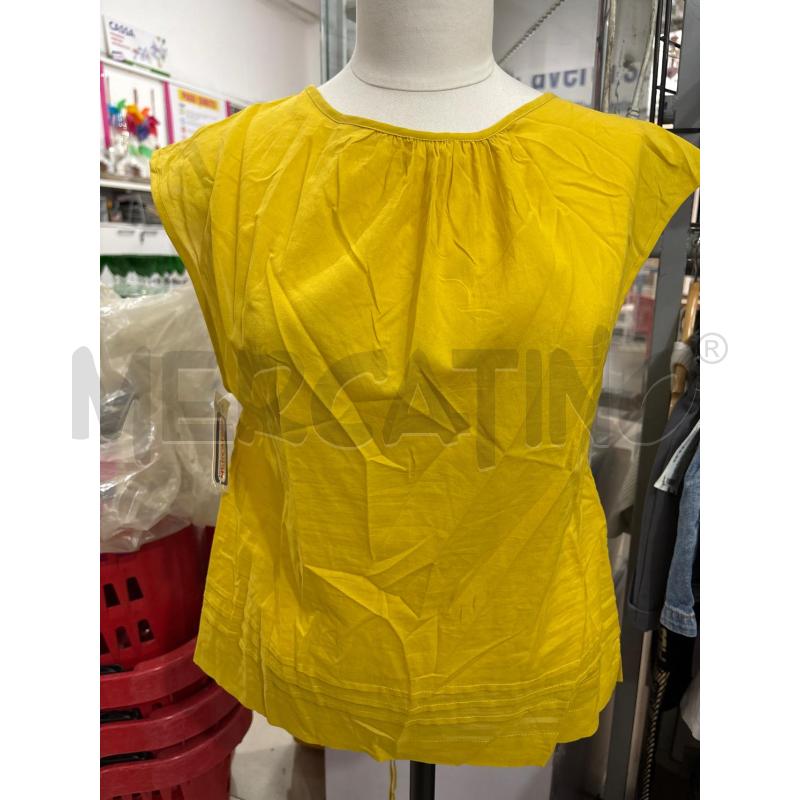 CANOTTA DONNA SENAPE MOTIVI SCHIENA SCOPERTA | Mercatino dell'Usato Benevento 1