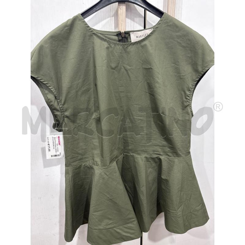 CANOTTA DONNA VERDE ZIP POSTERIORE MARYLEY | Mercatino dell'Usato Benevento 1