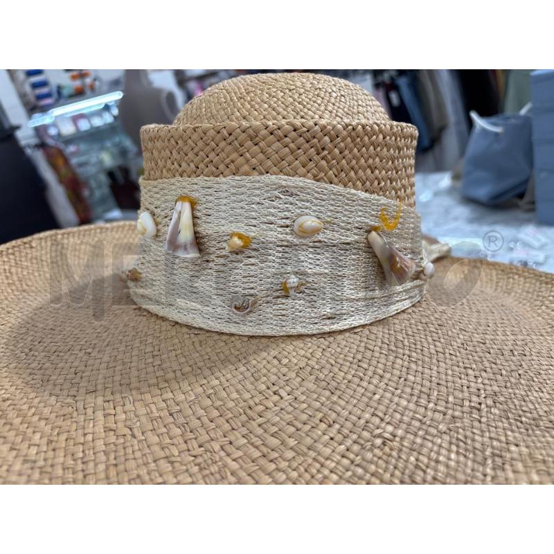 CAPPELLO DONNA 100 PAGLIA INS CONCHIGLIE | Mercatino dell'Usato Benevento 2