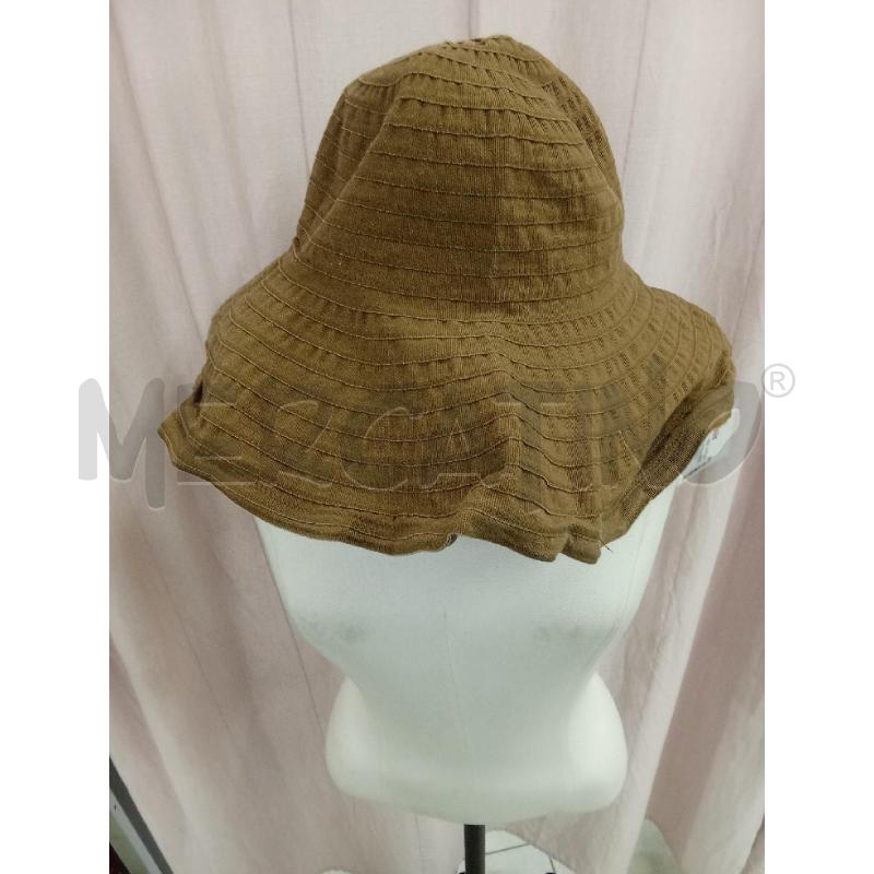 CAPPELLO DONNA GAZEL MARRONE EFFETTO RIGHE | Mercatino dell'Usato Benevento 1