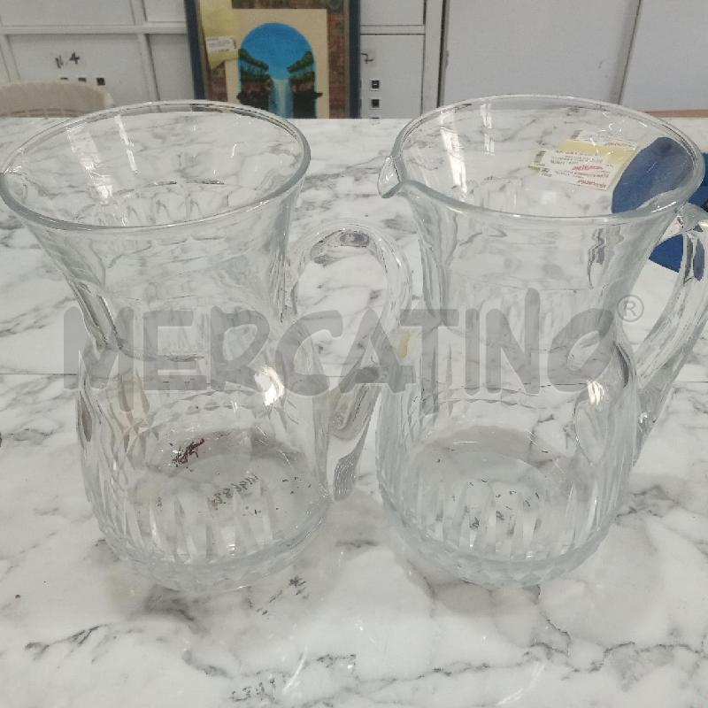 CARAFFA COPPIA CRISTALLO MANICO  | Mercatino dell'Usato Benevento 1