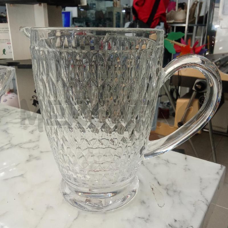 CARAFFA VETRO VILLEROY BOCH MANICO TEXTURE ESAGONALE  | Mercatino dell'Usato Benevento 1