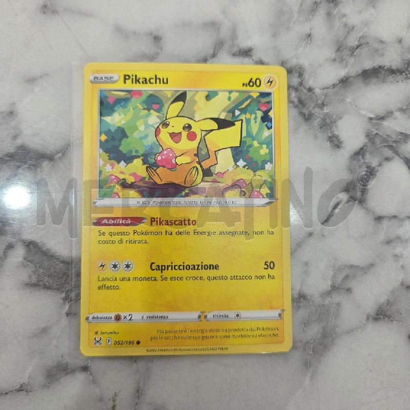 CARTE DA GIOCO PIKACHU | Mercatino dell'Usato Benevento 1