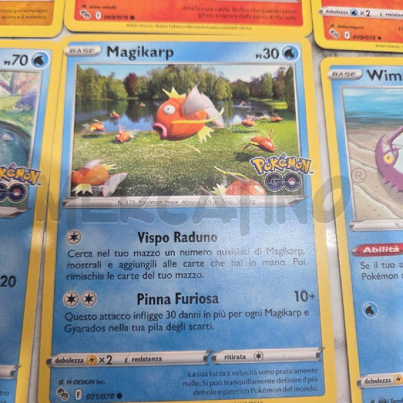 CARTE DA GIOCO POKEMON GO | Mercatino dell'Usato Benevento 4