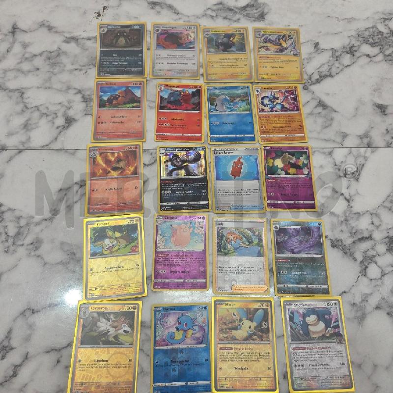 CARTE DA GIOCO POKEMON GRUPPO | Mercatino dell'Usato Benevento 1