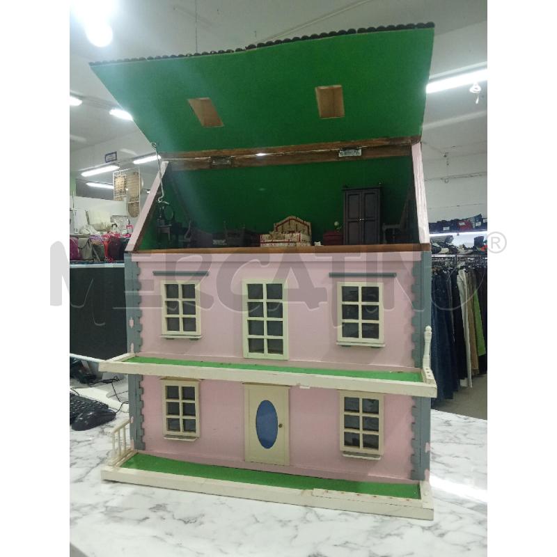 CASA BAMBOLE LEGNO +ACCESSORI | Mercatino dell'Usato Benevento 1