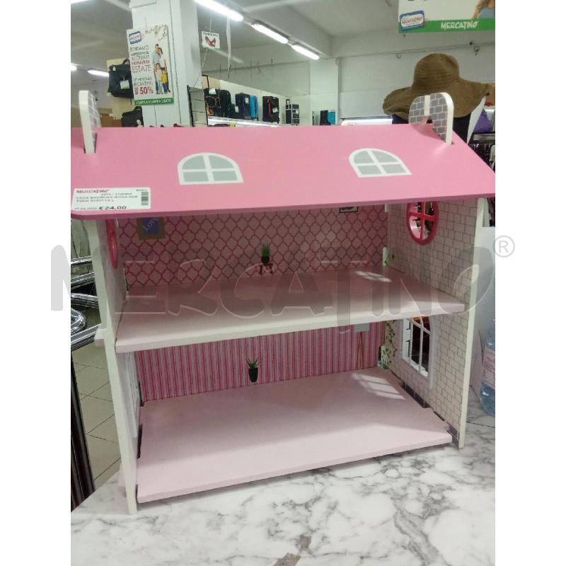 CASA BAMBOLE ROSA DUE PIANI SCRITTA LOVE | Mercatino dell'Usato Benevento 1