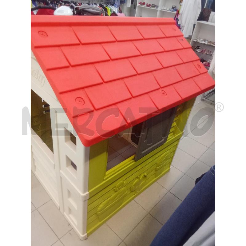 CASA PLASTICA ROSSA VERDE BEIGE SMOBY | Mercatino dell'Usato Benevento 3