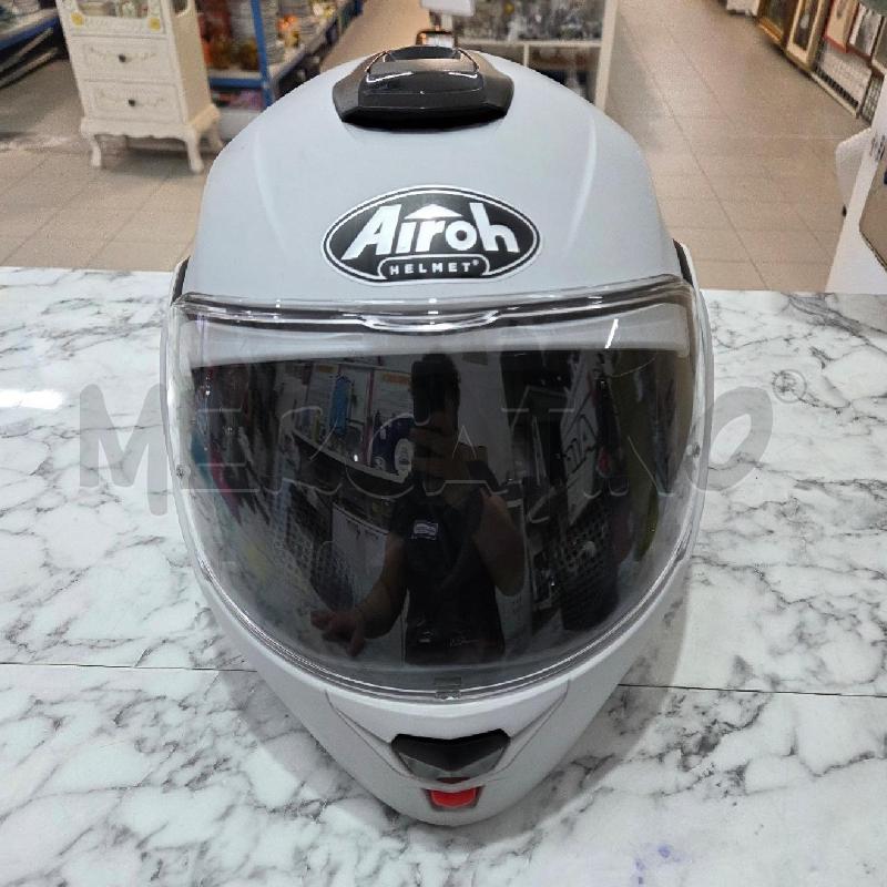 CASCO MOTO BIANCO AIROH HELMET TAGLIA S | Mercatino dell'Usato Benevento 1