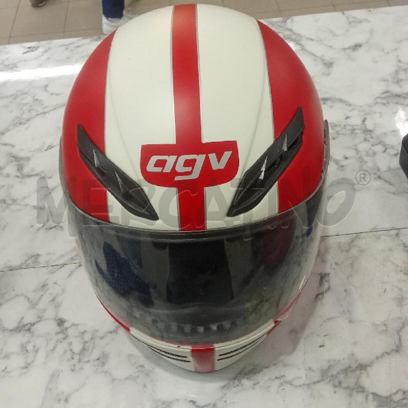 CASCO MOTO GIALLO ROSSO AGV S-4 | Mercatino dell'Usato Benevento 1