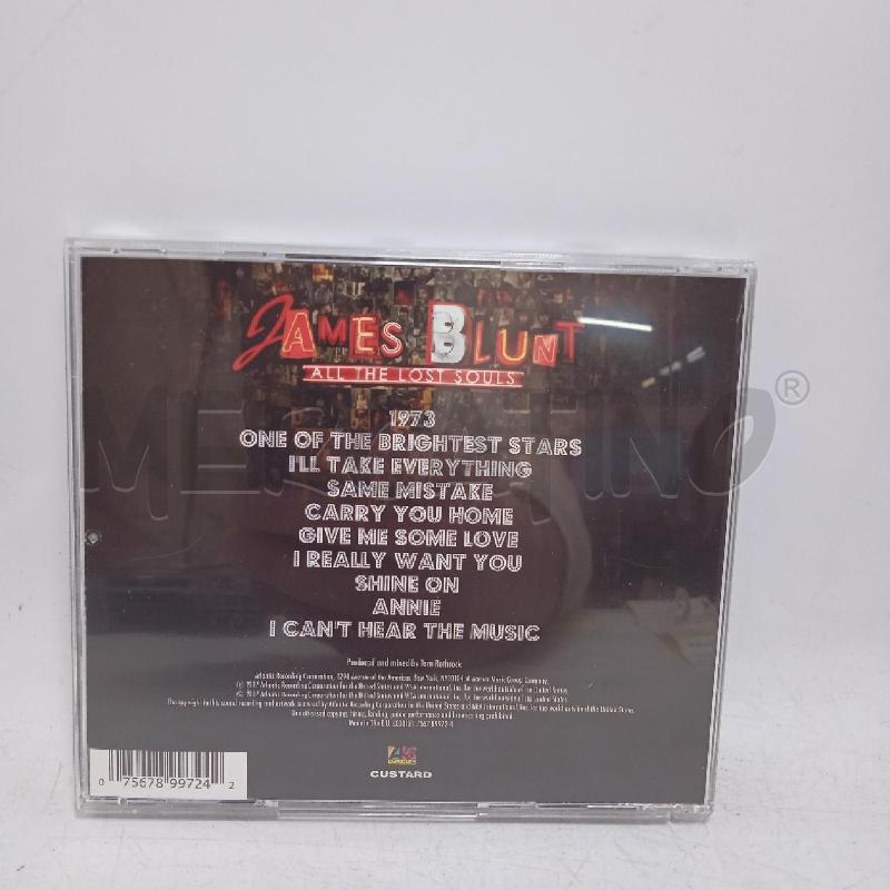 CD JAMES BLUNT ALL THE LOST SOULS | Mercatino dell'Usato Benevento 2