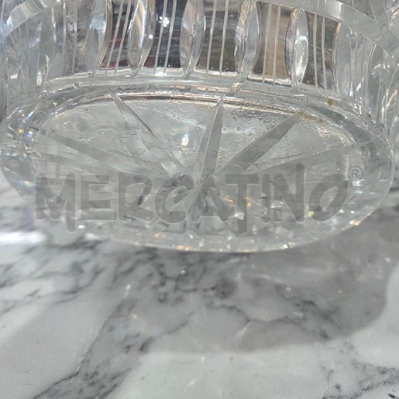 CENTROTAVOLA CESTINO CRISTALLO MANICO ROMBI | Mercatino dell'Usato Benevento 4