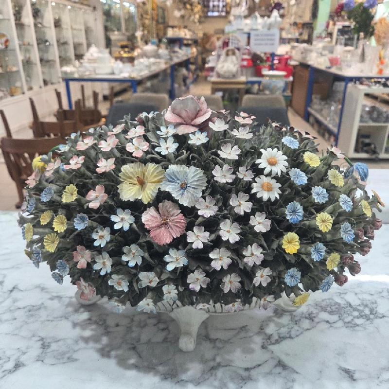 CENTROTAVOLA MAXI FIORI CER COLORATI  | Mercatino dell'Usato Benevento 1