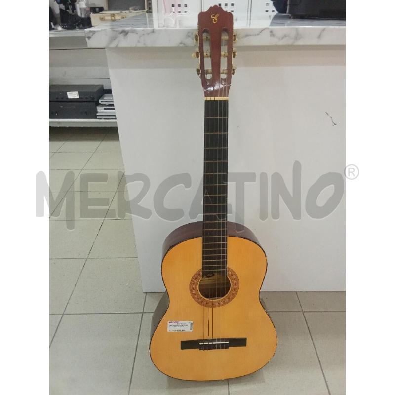 CHITARRA CLASSICA LEGNO CHIARO E MARRONE EKO SPENCER | Mercatino dell'Usato Benevento 1