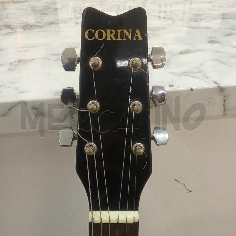 CHITARRA ELETTRICA MARRONE CORINA | Mercatino dell'Usato Benevento 3
