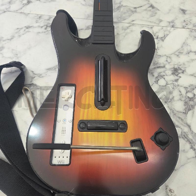 CHITARRA MARRONE X GIOCO GUITAR HERO NINTENDO WII | Mercatino dell'Usato Benevento 3