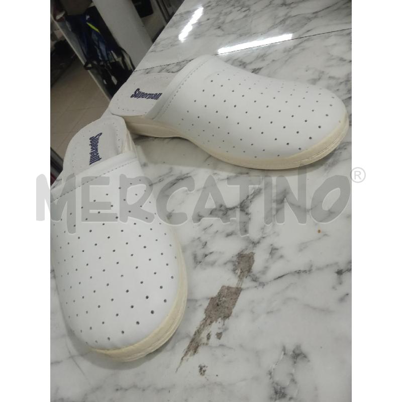 CIABATTE UOMO BIANCO SUPERPANT | Mercatino dell'Usato Benevento 3