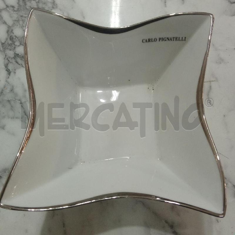 CIOTOLINA CER BIANCA BORDO GRIGIO CARLO PIGNATELLI LIMOGES | Mercatino dell'Usato Benevento 1
