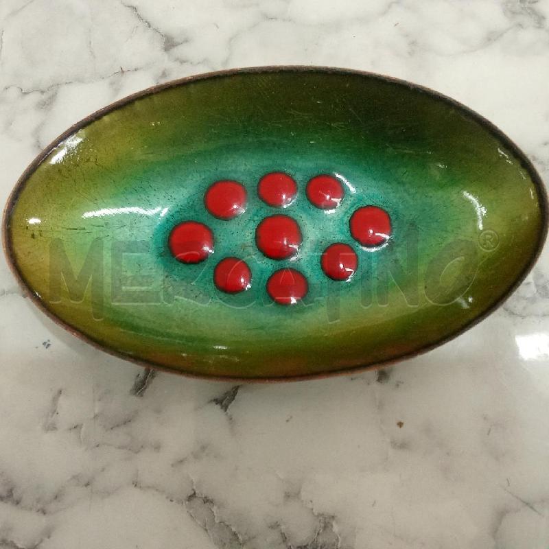CIOTOLINA OVALE VERDE INS PALLINE ROSSI  | Mercatino dell'Usato Benevento 1