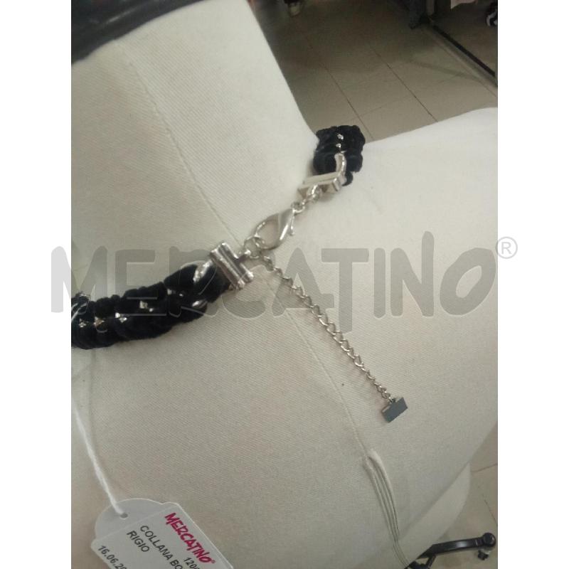COLLANA BONBON NERO GRIGIO | Mercatino dell'Usato Benevento 3