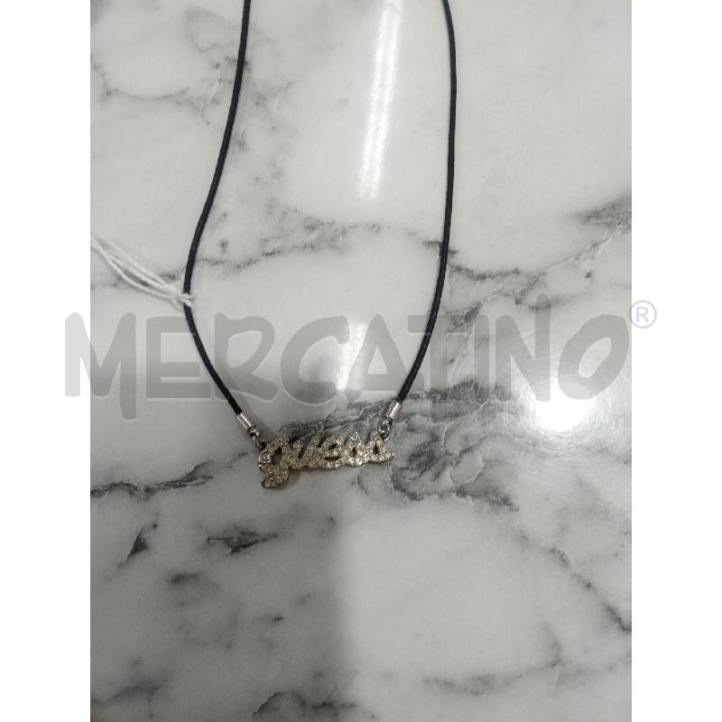 COLLANA FILO NERO GUESS STRASS | Mercatino dell'Usato Benevento 2