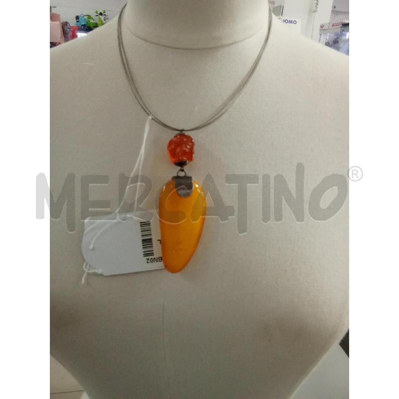 COLLANA GIROCOLLO MULTIFILO A. CIONDOLO PENDENTE  | Mercatino dell'Usato Benevento 1