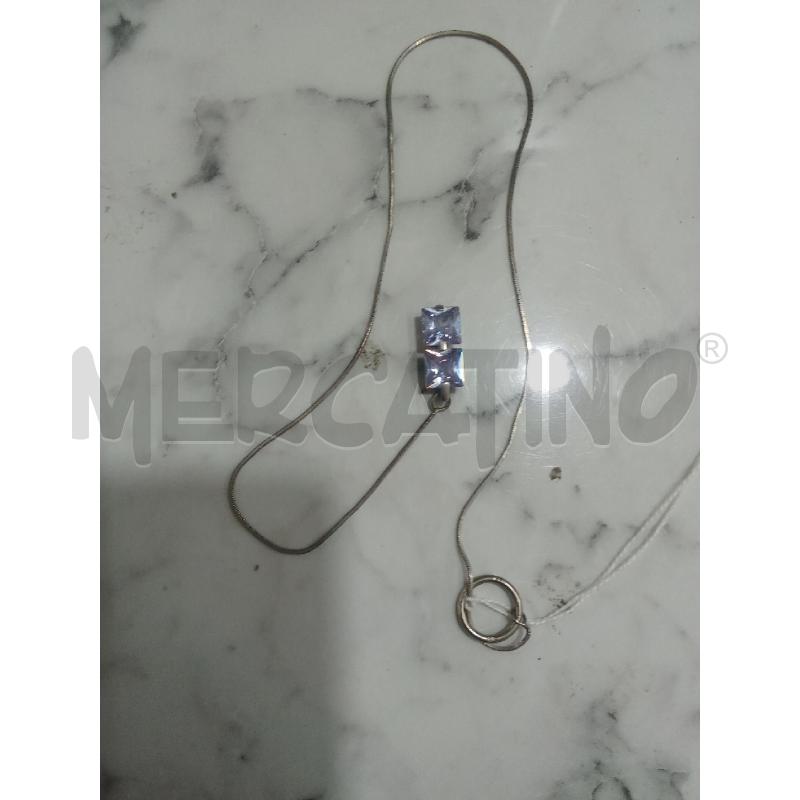 COLLANA SALI E SCENDI A. PIETRA DOPPIA VIOLA | Mercatino dell'Usato Benevento 2