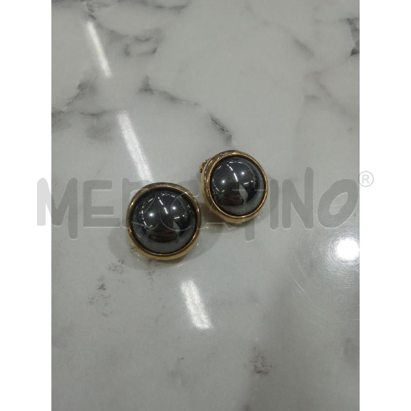 COLLANA SFERE GRIGIO SCURO+ORECCHINI | Mercatino dell'Usato Benevento 3
