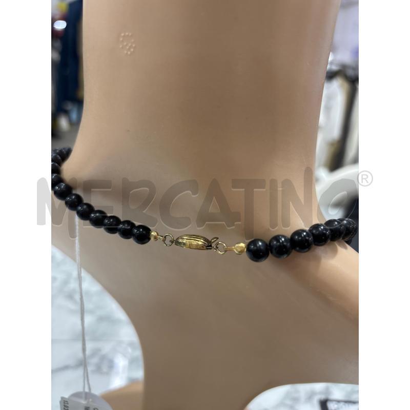 COLLANA SFERE NERE GANCIO A. | Mercatino dell'Usato Benevento 2