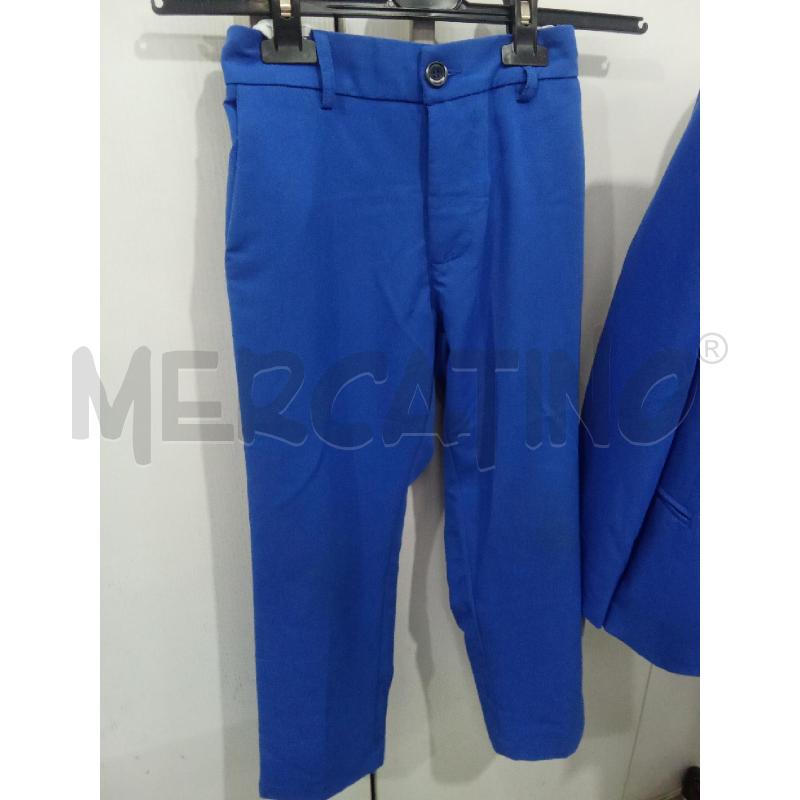 COMPLETO BAMBINO BLU ELETTRICO JASPER CAMICIA GIACCA E PANTALONE | Mercatino dell'Usato Benevento 3