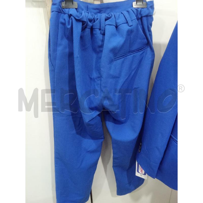 COMPLETO BAMBINO BLU ELETTRICO JASPER CAMICIA GIACCA E PANTALONE | Mercatino dell'Usato Benevento 4