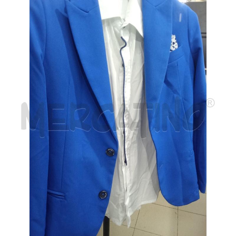 COMPLETO BAMBINO BLU ELETTRICO JASPER CAMICIA GIACCA E PANTALONE | Mercatino dell'Usato Benevento 5