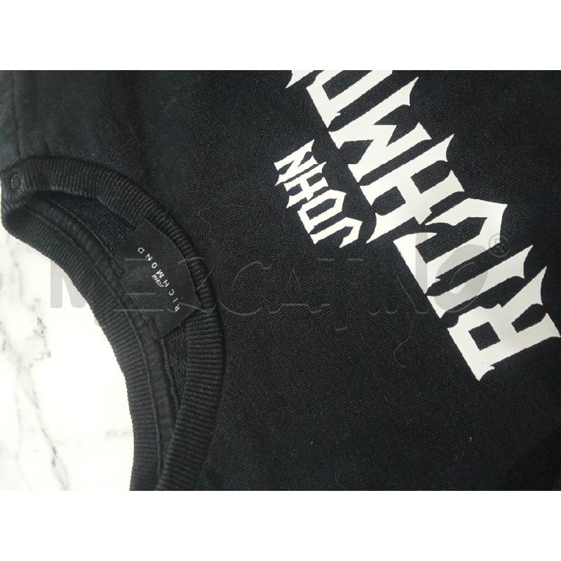 COMPLETO BAMBINO NERO FELPA+PANTALONE RICHMOND | Mercatino dell'Usato Benevento 4