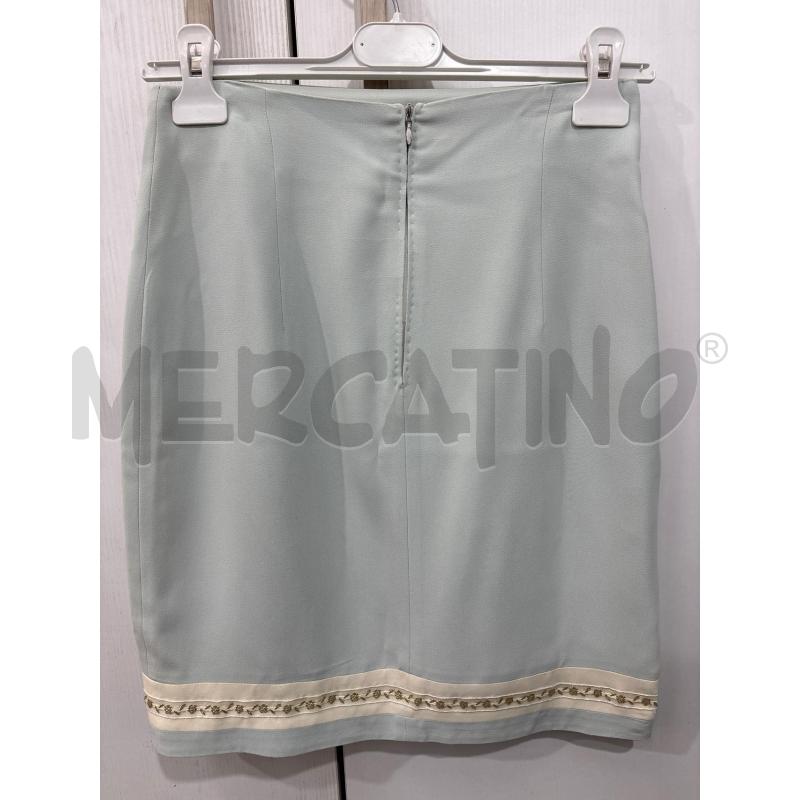 COMPLETO DONNA AZZURRO INS BIANCO GONNA + GIACCA TRE BOTTONI | Mercatino dell'Usato Benevento 5