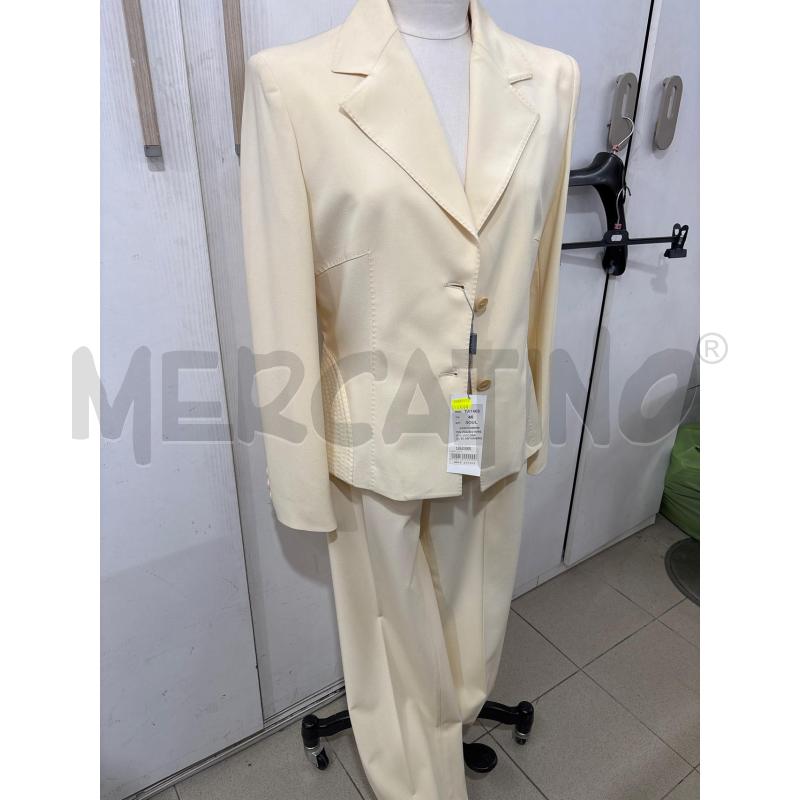 COMPLETO DONNA BEIGE BROTEX GIACCA 2 BOTTONI+ PANTALONE | Mercatino dell'Usato Benevento 1