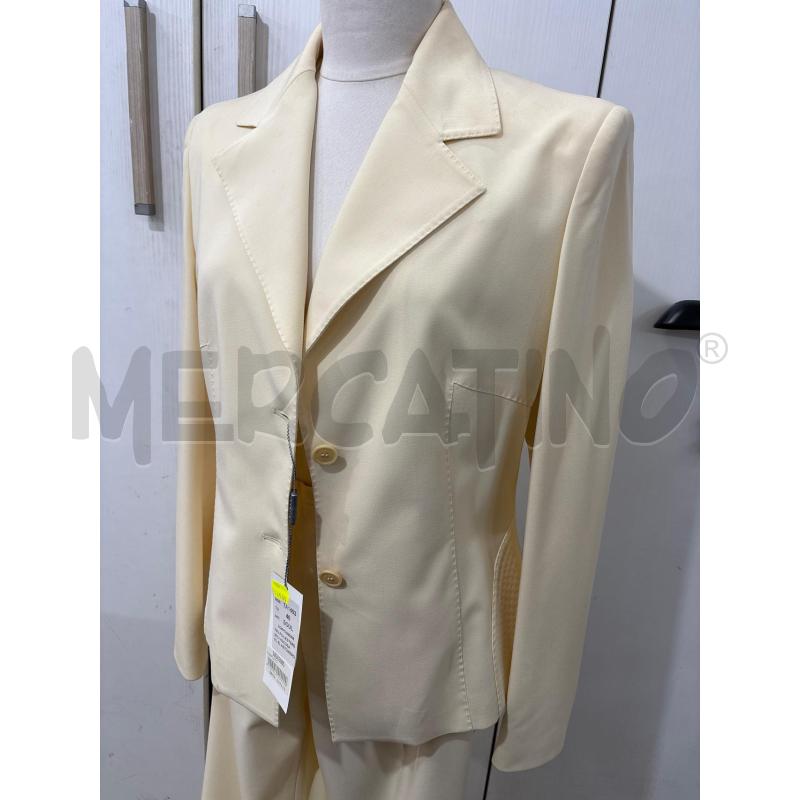 COMPLETO DONNA BEIGE BROTEX GIACCA 2 BOTTONI+ PANTALONE | Mercatino dell'Usato Benevento 3