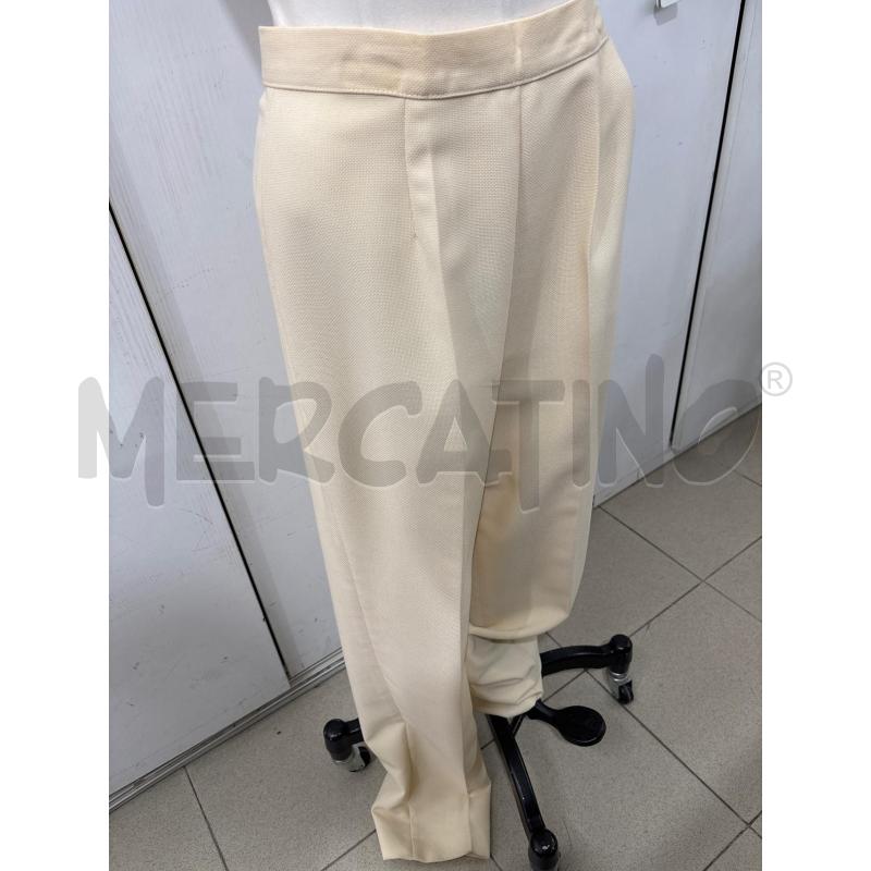 COMPLETO DONNA BEIGE GIACCA LUNGA 4 BOTTONI + PANTALONE EVAMODA | Mercatino dell'Usato Benevento 4