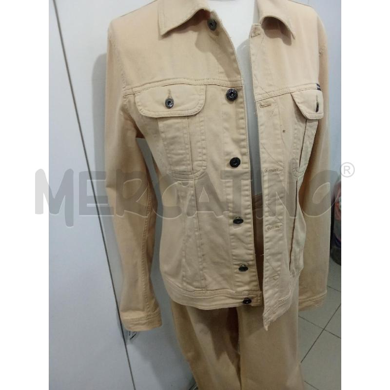 COMPLETO DONNA BEIGE PANTALONE+GIUBBINO D&G | Mercatino dell'Usato Benevento 3