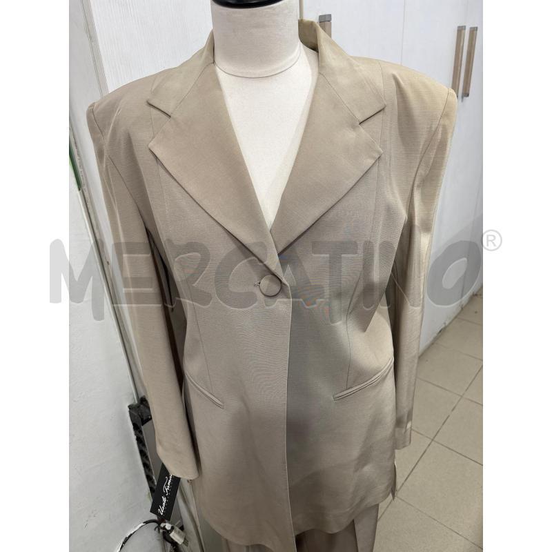 COMPLETO DONNA BEIGE SPORTSTAFF PANTALONE+GIACCA | Mercatino dell'Usato Benevento 2