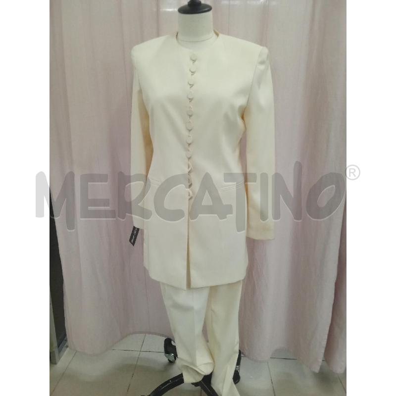 COMPLETO DONNA BIANCO GIACCA+PANTALONE SPORTSTAFF | Mercatino dell'Usato Benevento 1