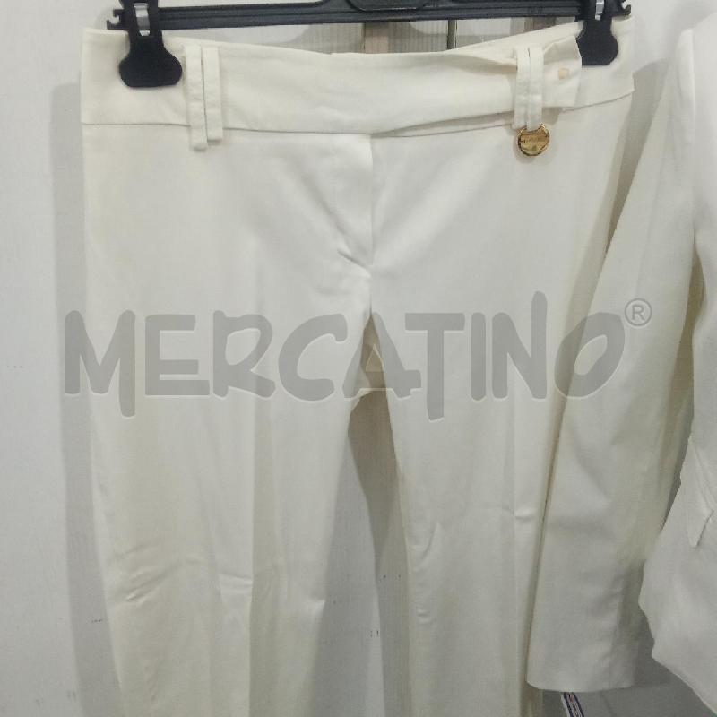 COMPLETO DONNA BIANCO  GIACCA+PANTALONE ARTIGLI | Mercatino dell'Usato Benevento 3